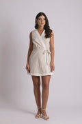 Vestido Damasco Lino
