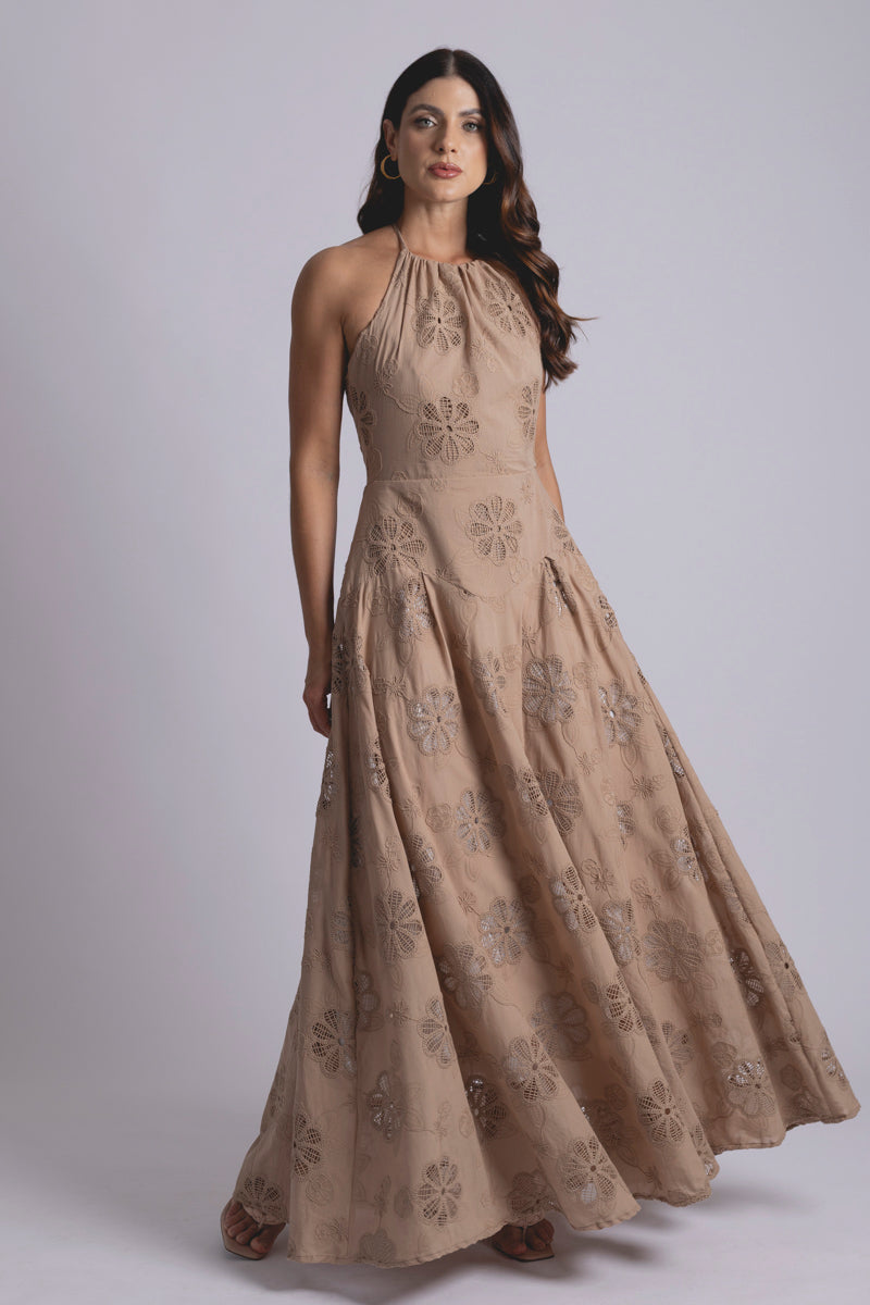 Vestido Castaña