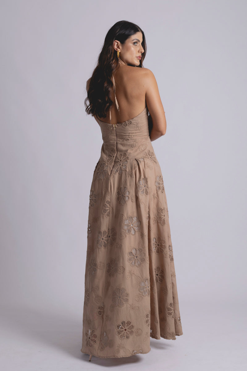Vestido Castaña