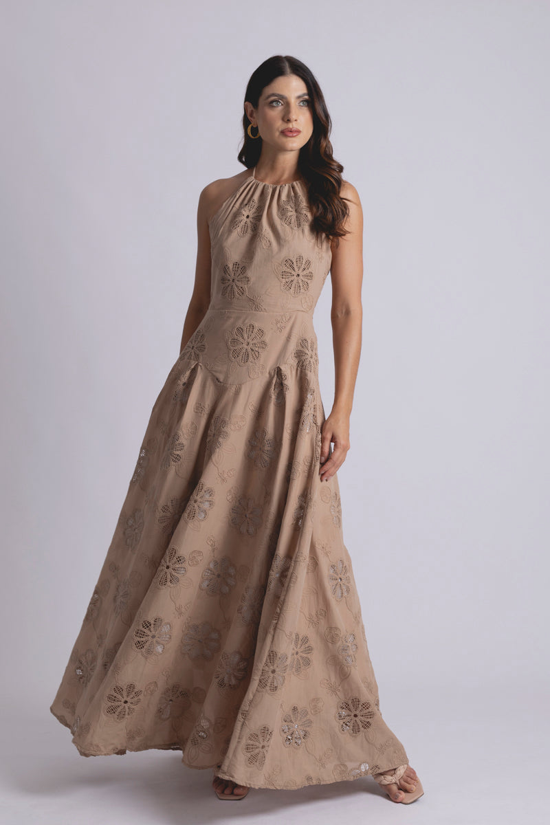 Vestido Castaña